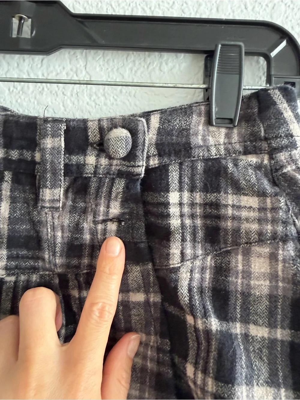 Free People Plaid Serena Micro Skort Skirt Flat Front Original Combo Size 4